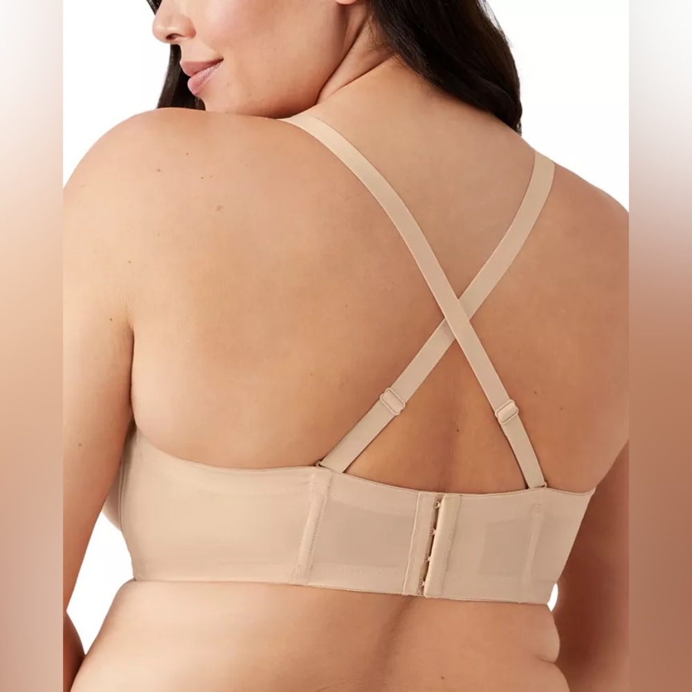 Wacoal Red Carpet Full Figure Underwire Strapless Bra 854119, Up To I Cup - Picture 2 of 9